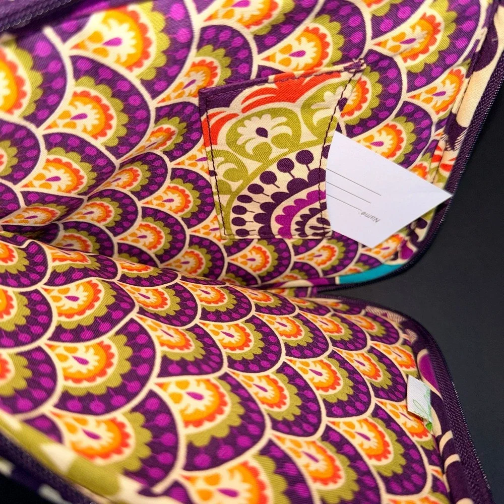 Vera Bradley Medium Quilted Padded Tablet iPad E - reader Zip‎ Case Sleeve